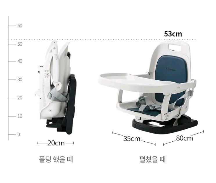 한샘 아드망 유아식탁의자 부스터형 미개봉 새제품입니다 이미지
