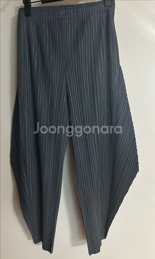 플리츠플리즈 바지 2사이즈--0