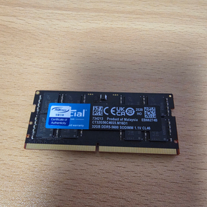 노트북 메모리 DDR5 5600 32G