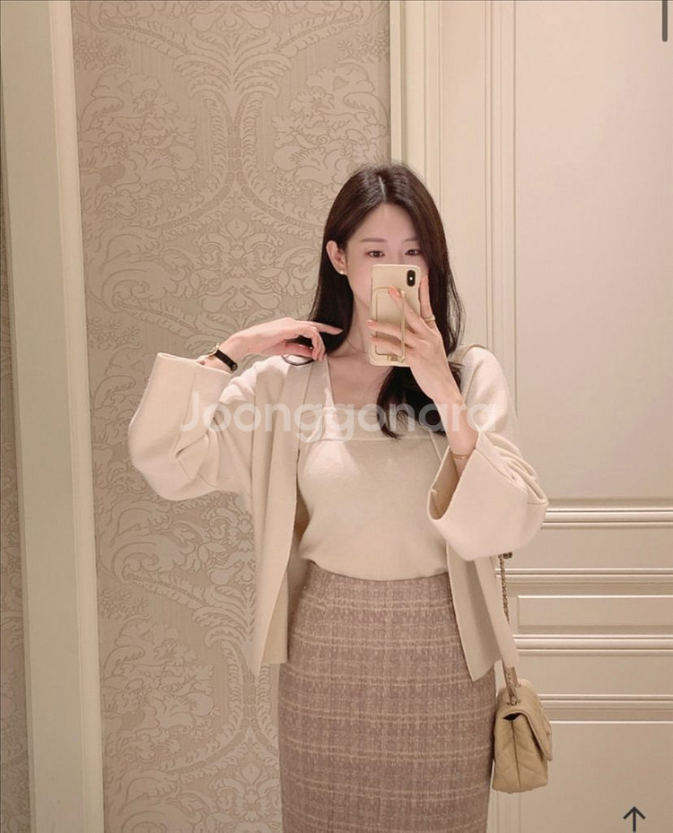 도시그리고여자 수플레 울캐시 가디건 세트--2