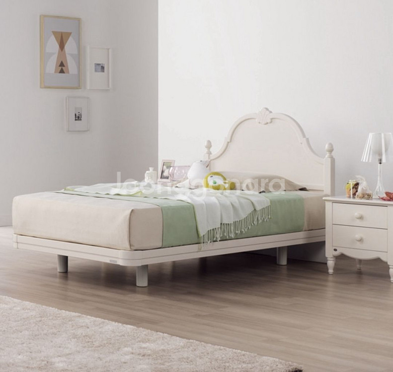 에이스침대 BMA 1034-E 화이트 프로방스 엔틱 공주침대 슈퍼싱글 프레임(매트리스X)--0