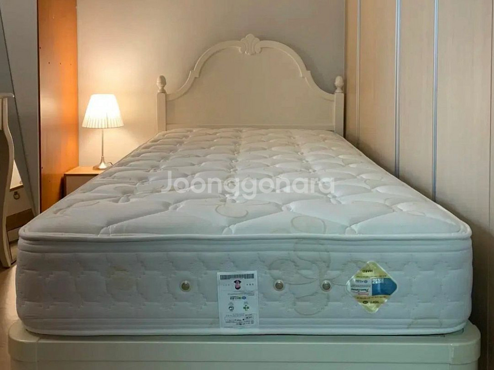 에이스침대 BMA 1034-E 화이트 프로방스 엔틱 공주침대 슈퍼싱글 프레임(매트리스X)--5