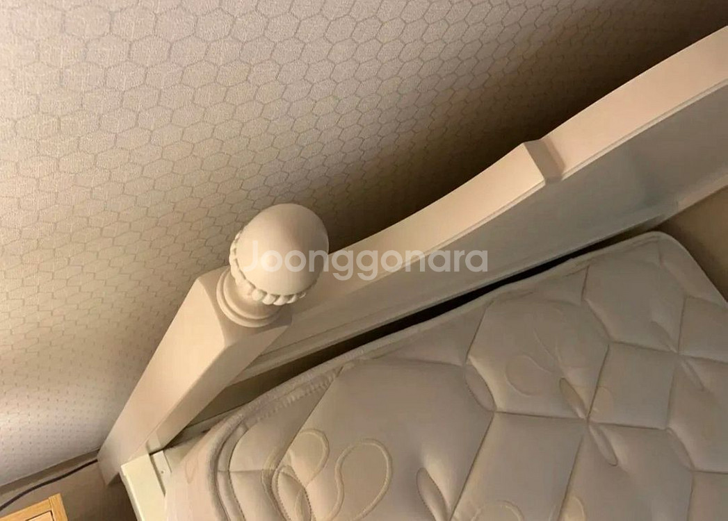 에이스침대 BMA 1034-E 화이트 프로방스 엔틱 공주침대 슈퍼싱글 프레임(매트리스X)--8