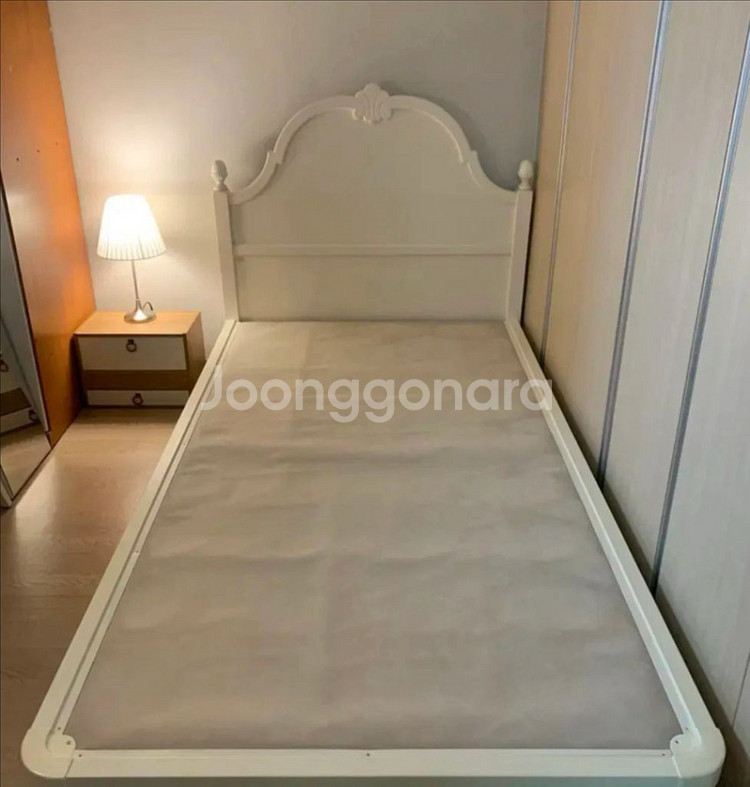 에이스침대 BMA 1034-E 화이트 프로방스 엔틱 공주침대 슈퍼싱글 프레임(매트리스X)--9