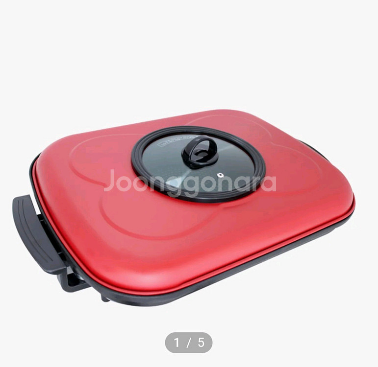 전기그릴 신일 그릴팬 사각 잔치팬 SPP-H61WS 특대형 그릴--1