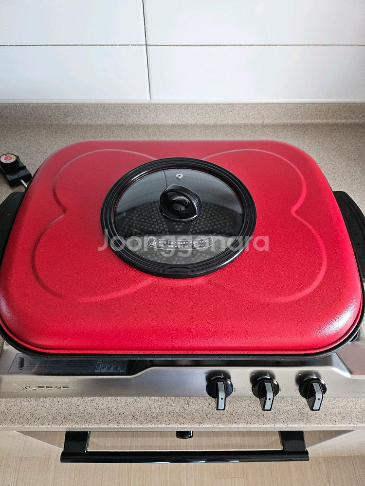 전기그릴 신일 그릴팬 사각 잔치팬 SPP-H61WS 특대형 그릴--5