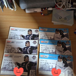 두산베어스 2017년 지류티켓 판매(니퍼트 양의지등)