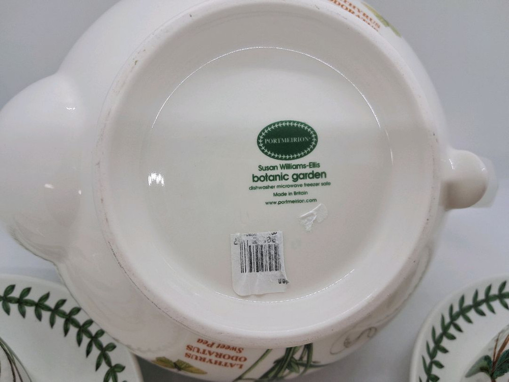 영국정품 포트메리온 Britain 티폿1.1L 찻잔2조(미사용--5