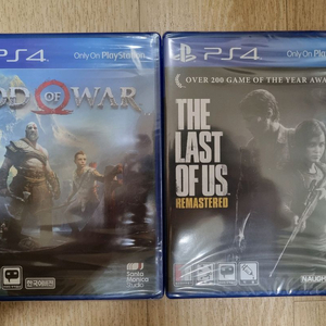 PS4 갓오브워, 라스트오브어스 리마스터 (미개봉)