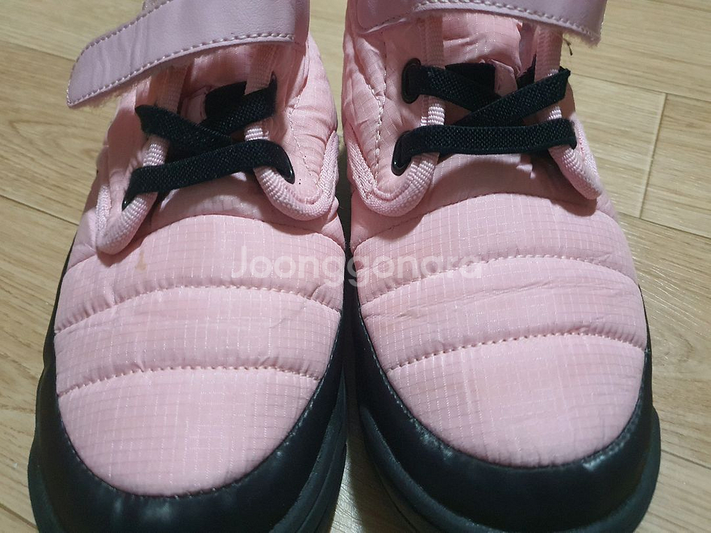 215mm 휠라 여아 패딩 기모 숏부츠 신발 운동화--1