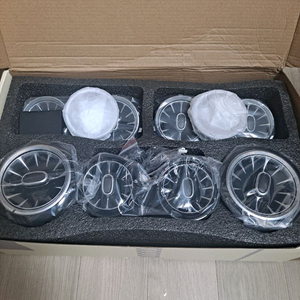 벤츠송풍구엠비언트셑트(8개)&부메스터 전동트위터 스피커엠비언트셑트(신품)