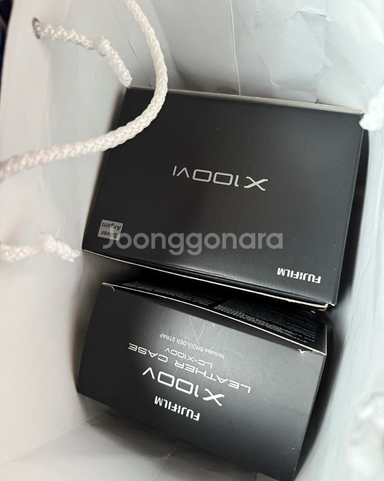 후지필름 X100vi 실버색상 + 가죽 케이스--0