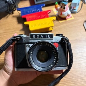 Exa 1b 마미아 50mm f2 웨이스트레벨 카메라