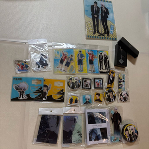 주술회전 굿즈 일괄 (고죠, 게토 위주 옥문강 키링 제외)