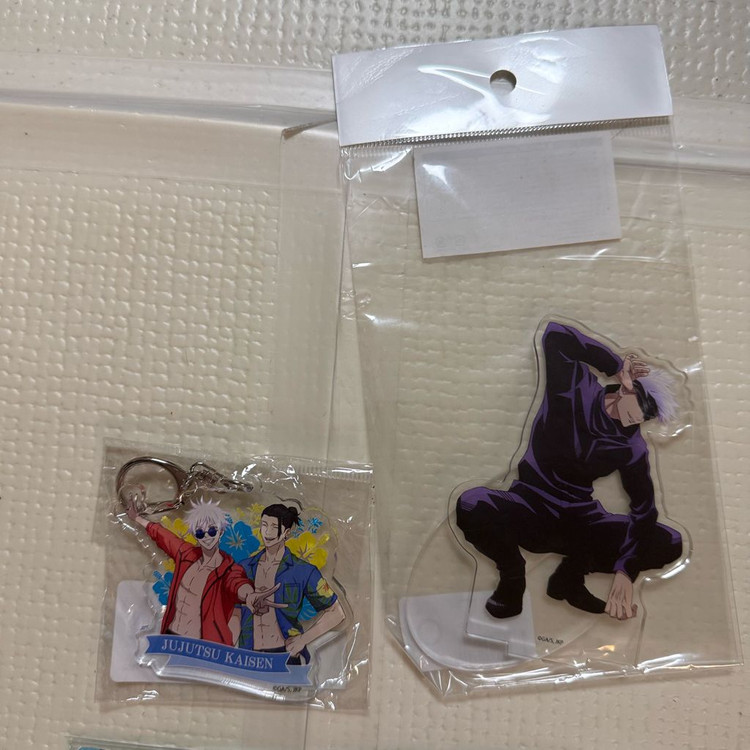 주술회전 굿즈 일괄 (고죠, 게토 위주 옥문강 키링 제외)--4