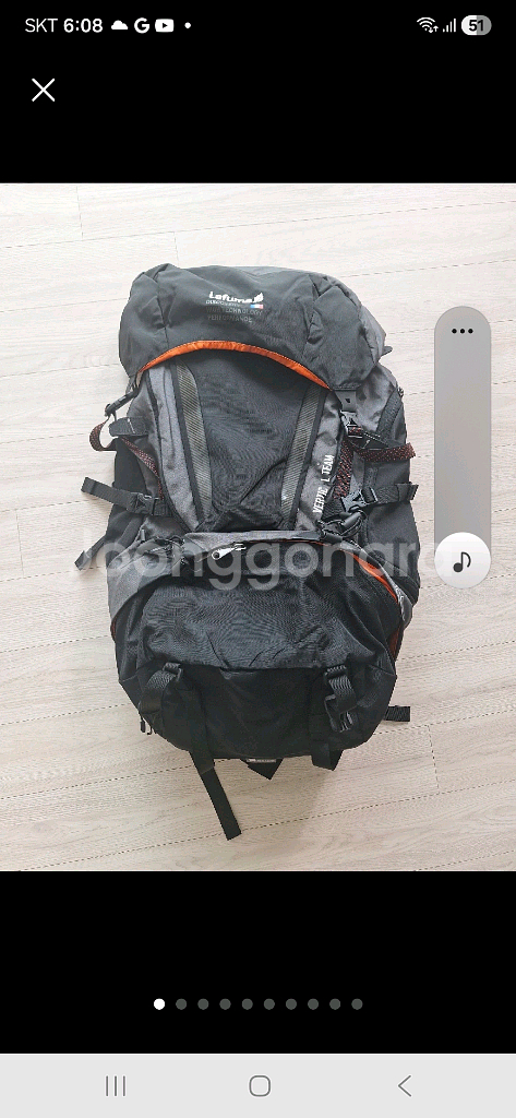 새상품급. 라푸마 등산.여행 배낭. 45L~55L+등산복자켓105--0