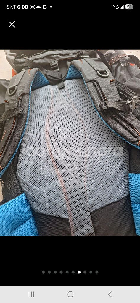 새상품급. 라푸마 등산.여행 배낭. 45L~55L+등산복자켓105--6