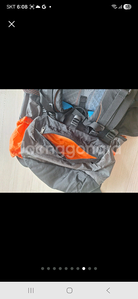 새상품급. 라푸마 등산.여행 배낭. 45L~55L+등산복자켓105--8