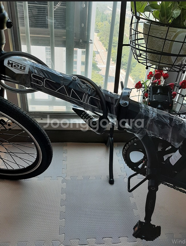 (준신품) 전기자전거 스카닉 scanic 몇번 안타고 실내보관--1