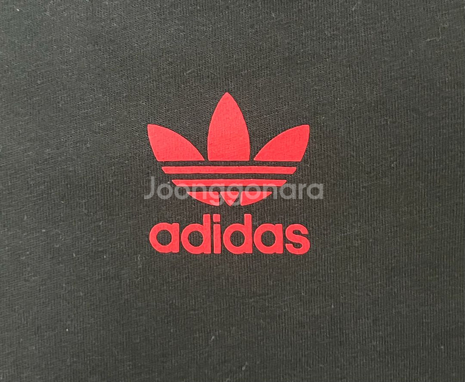 [L] 아디다스 반팔 티셔츠 검정--3