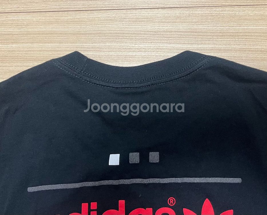 [L] 아디다스 반팔 티셔츠 검정--8