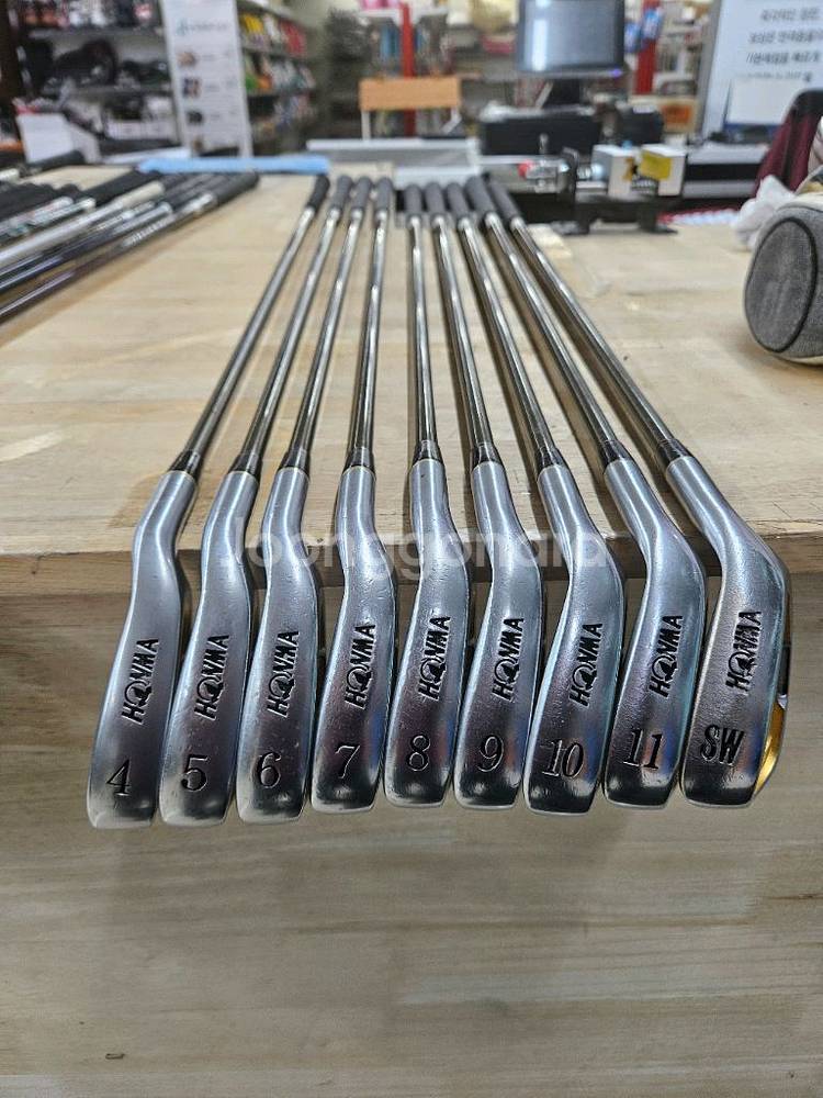 금장 혼마4스타 트윈마크 아이언 세트--4