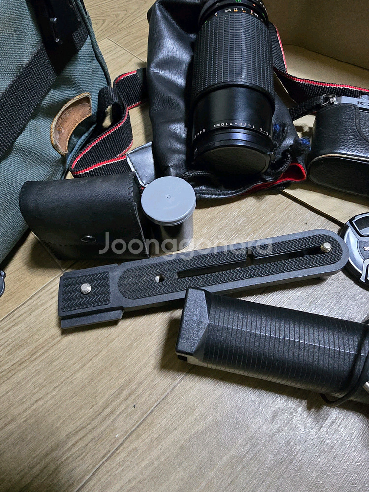 펜탁스 K2 필림카메라 + 렌즈 플래시 세트--2