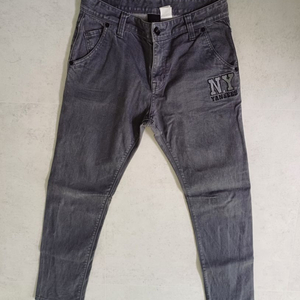 MLB 뉴욕양키스 슬림핏 데님 그레이진(사방스판31) 이미지