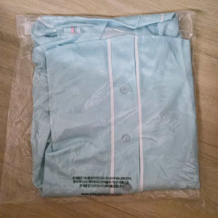 롯데 자이언츠 x 에스더 버니 캐릭터 유니폼 스카이블루 XL (논 마킹 버전) 이미지