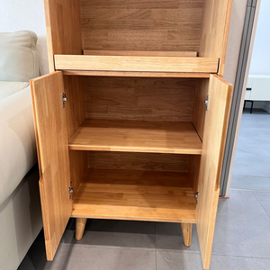 국내산 원목 전자레인지대