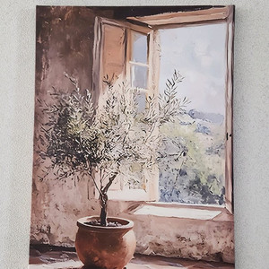 새상품)원목 프레임 캔버스 그림액자 인테리어소품