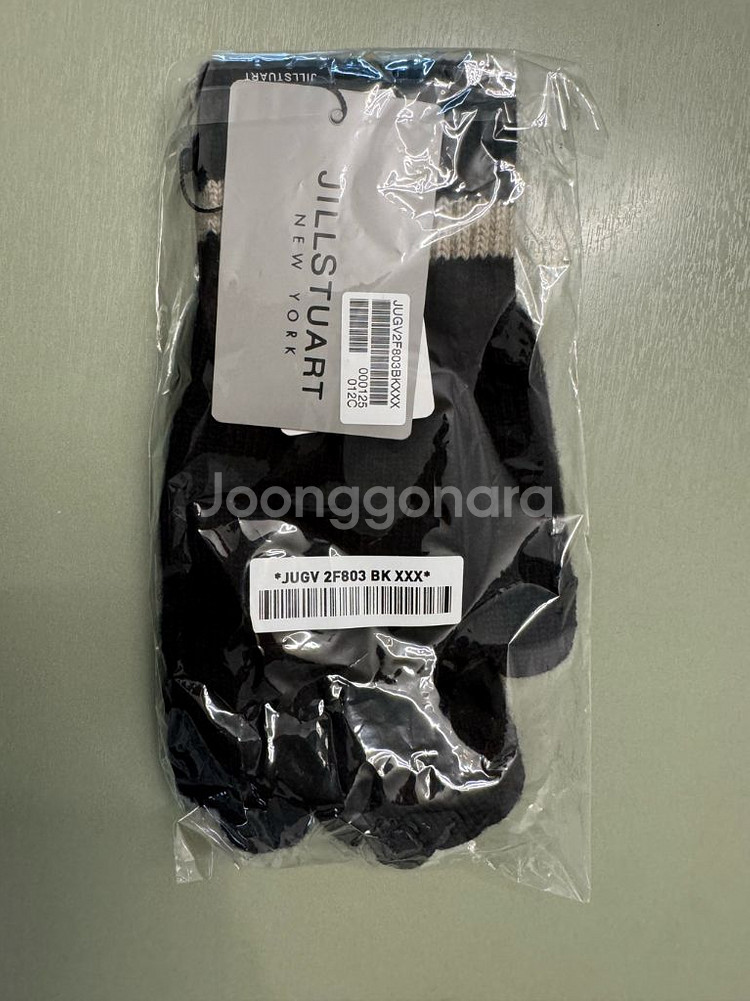 [새상품]질스튜어트 남성용 울니트 장갑 블랙--0