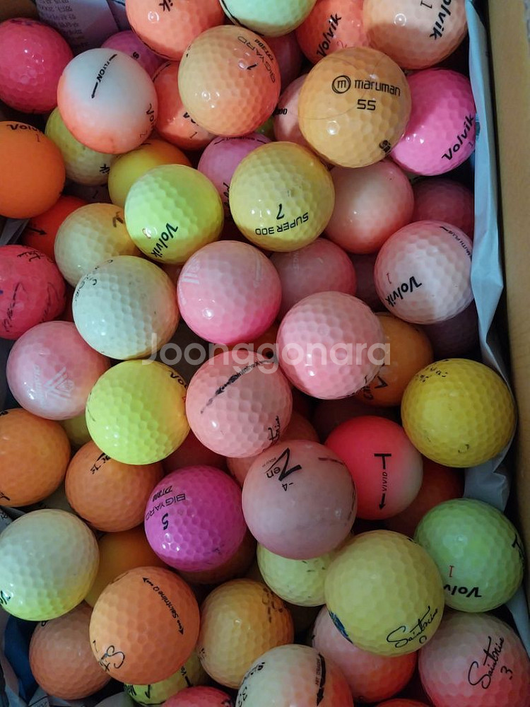 하품 B - 이하 로스트볼 골프볼 골프공--1