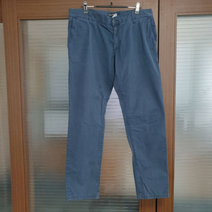 돌체앤가바나 네이비색 플레이트 치노팬츠 48사이즈 32 33