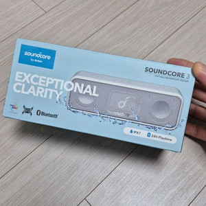 앤커 사운드코어3 블루투스 스피커 미개봉새상품 팝니다 (연그레이색)