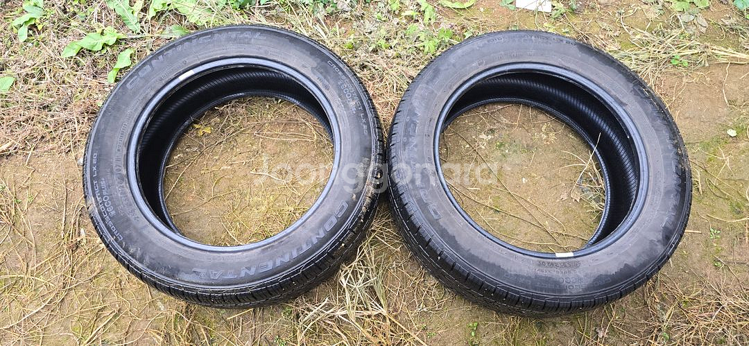 컨티넨탈 255/55R20 타이어 2개 팝니다.--0