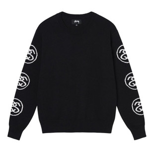 스투시 SS 링크 스웨터 블랙 S 이미지