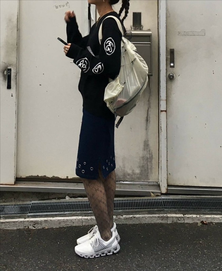 스투시 SS 링크 스웨터 블랙 S 이미지