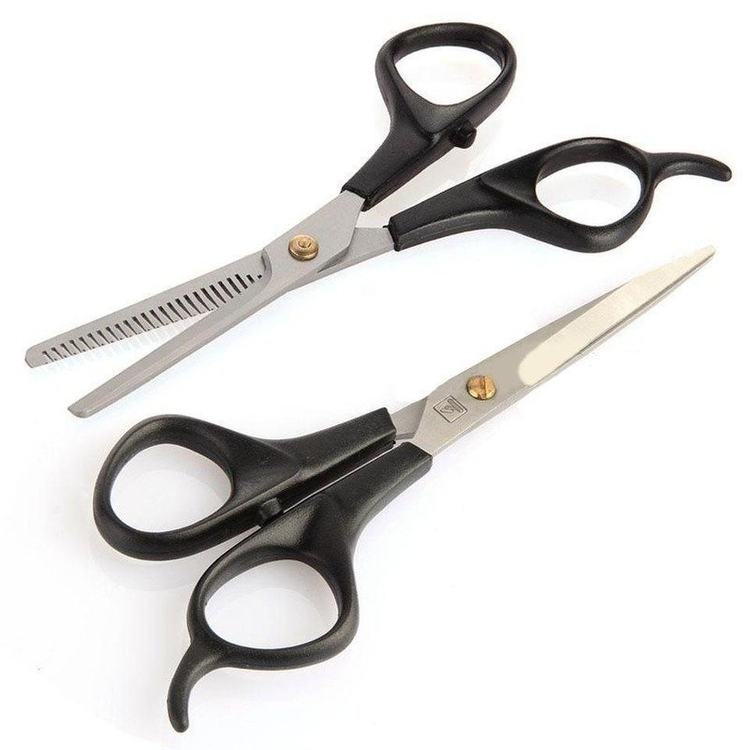 새 초보자용 미용 가위 세트 1번 헤어 틴닝 선물--3