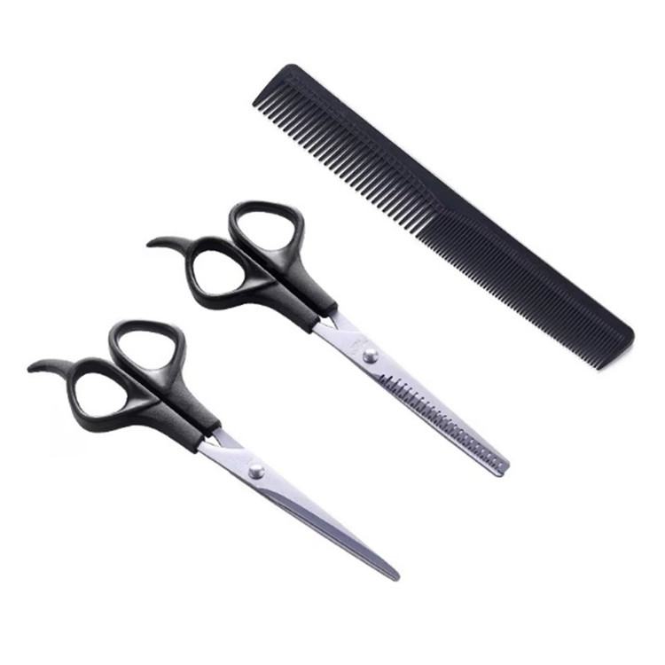 새 초보자용 미용 가위 세트 1번 헤어 틴닝 선물--7