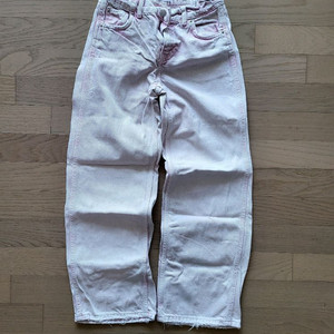 자라키즈 13~14세 핑크 워싱 데님 팬츠