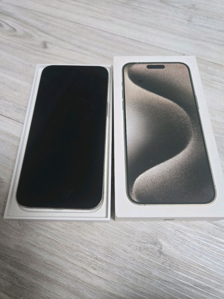 애플케어플러스)아이폰15 프로맥스 1테라 네츄럴 자급제.--1