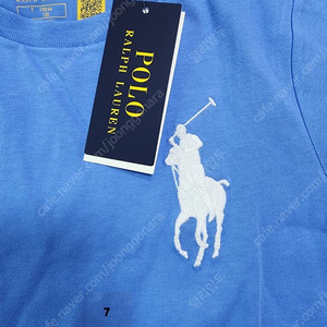 폴로 랄프로렌 키즈 빅포니 반팔티 7사이즈 130 신품