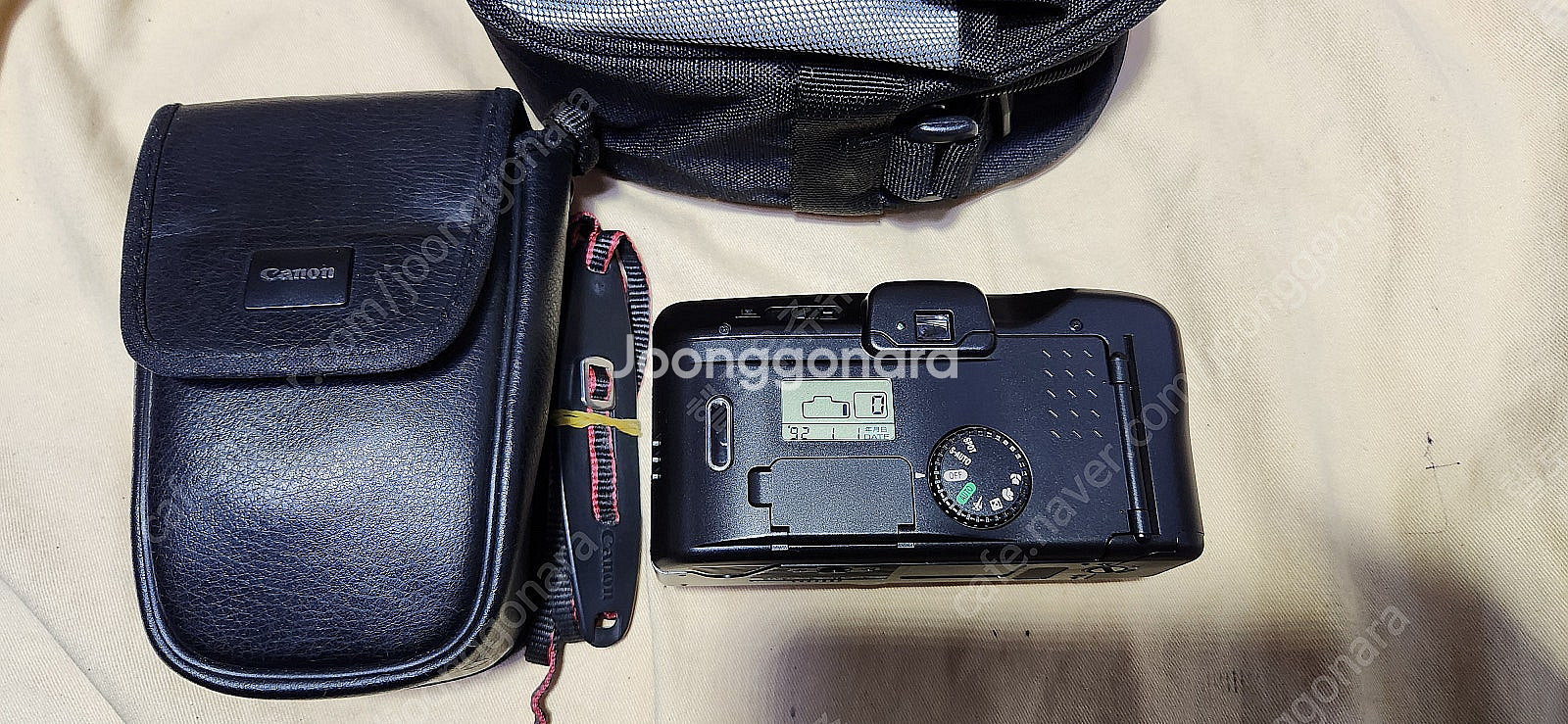 CANON Autoboy SXL(A급), CR123A 2개 전기능ok, 케이스, 캐논가방.--7