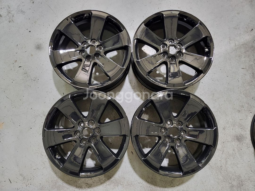 모하비 18인치 블랙휠 순정휠 중고휠 팝니다--1