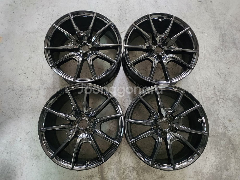 제네시스G70 19인치 블랙휠 순정휠 중고휠 팝니다--0