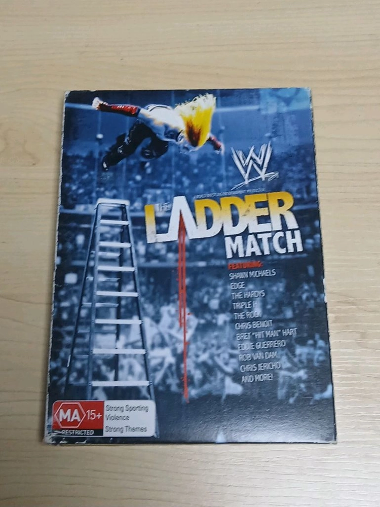 DVD 미국판 WWF WWE 하드코어 사다리 매치 모음집 3디스크 이미지