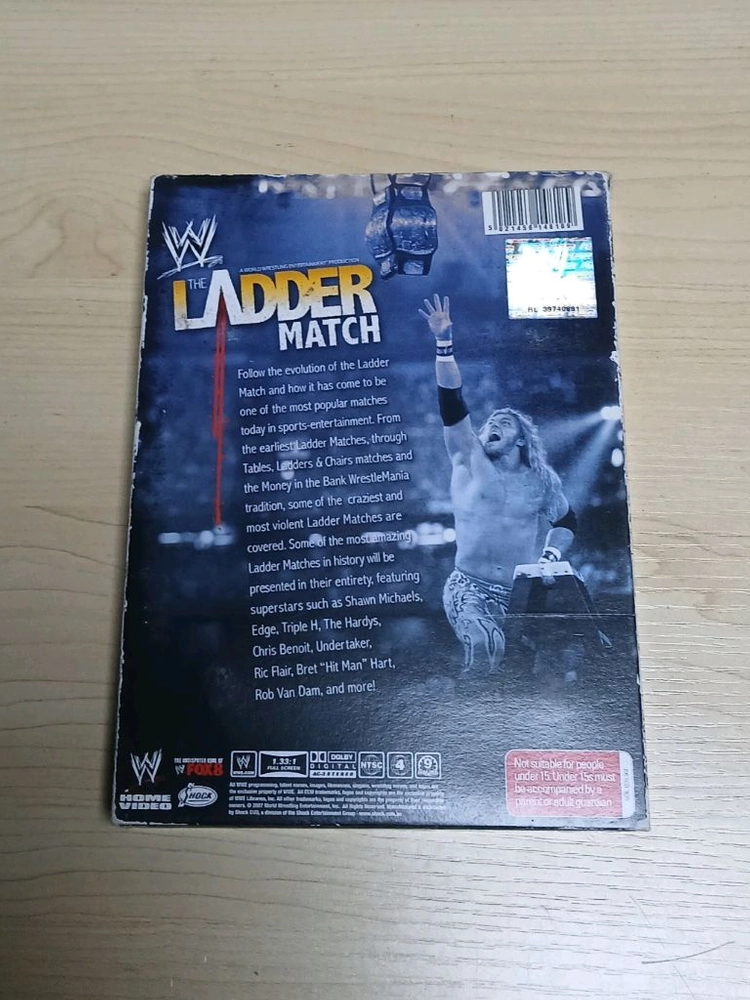 DVD 미국판 WWF WWE 하드코어 사다리 매치 모음집 3디스크 이미지