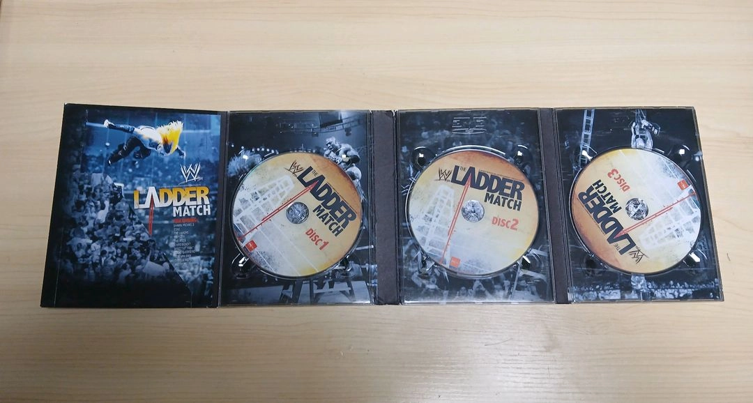 DVD 미국판 WWF WWE 하드코어 사다리 매치 모음집 3디스크 이미지