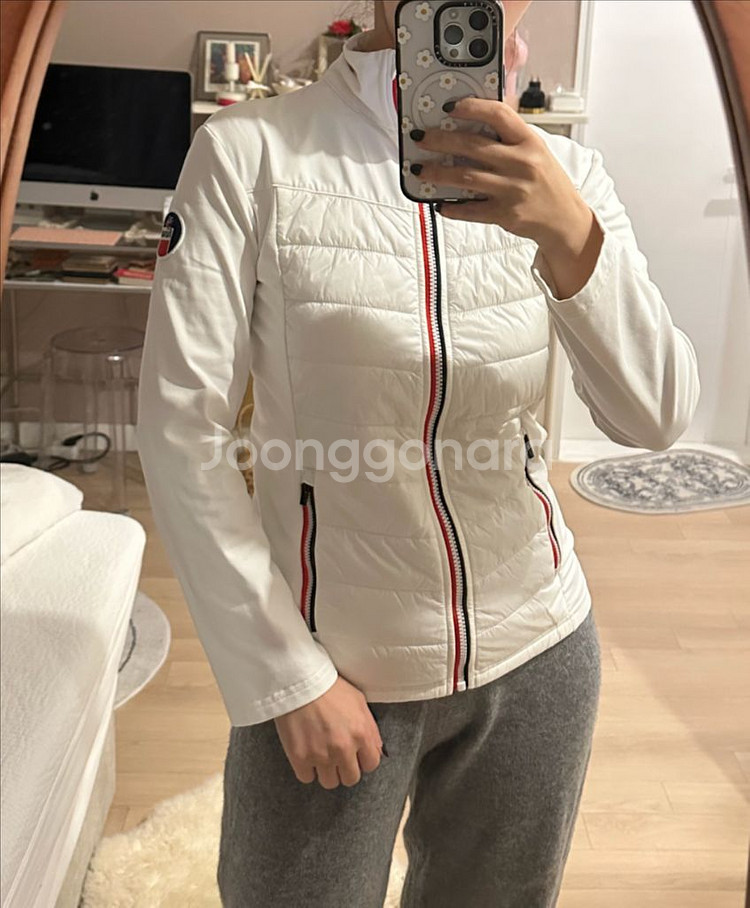 퓨잡 키즈 경량자켓 14y 화이트--8